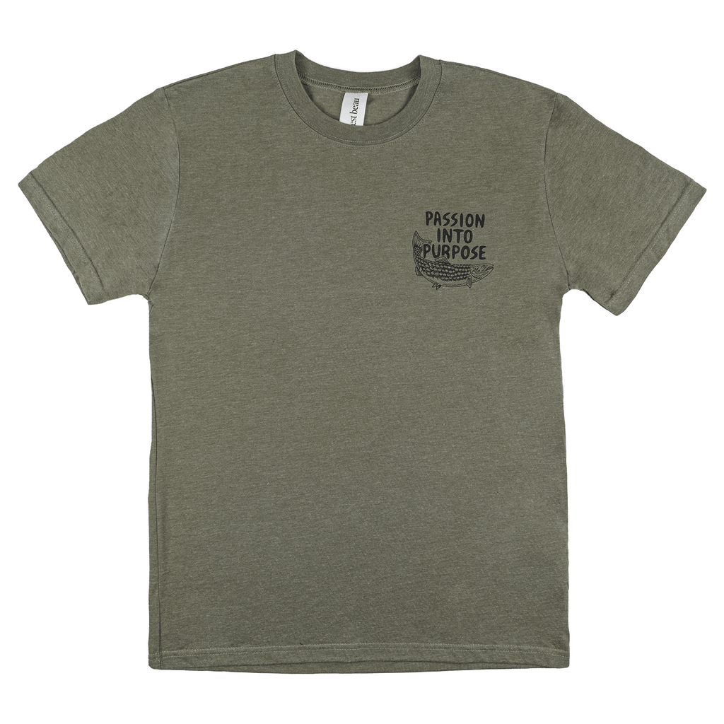 POW Canada Sarah King Artist Series T-Shirt Green Heather - Comor - Go Play Outside