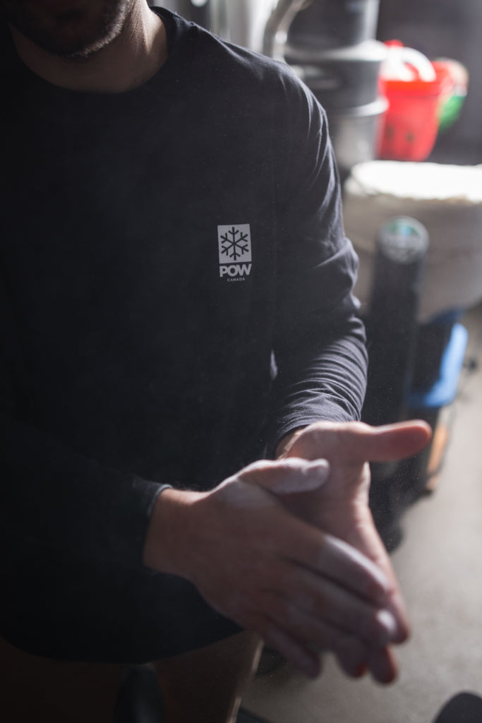 POW Canada Snowflake Long Sleeve Black - Comor - Go Play Outside