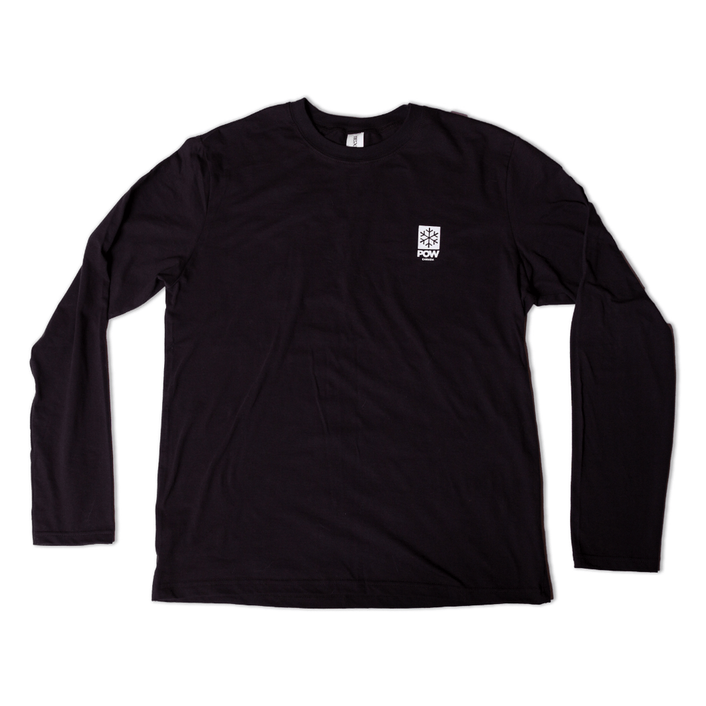 POW Canada Snowflake Long Sleeve Black - Comor - Go Play Outside