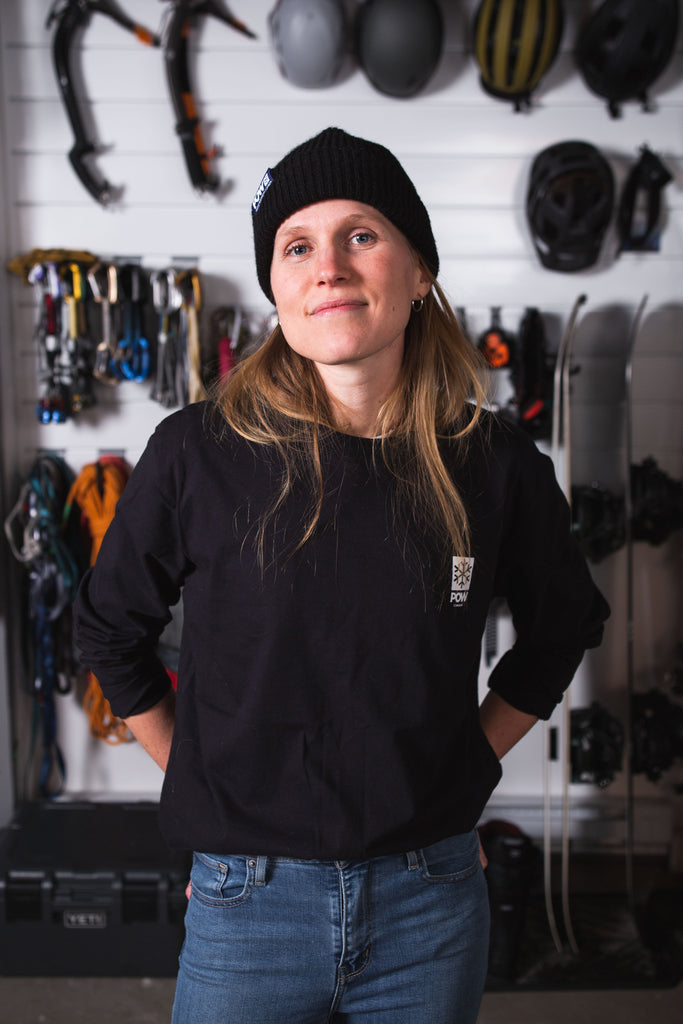 POW Canada Snowflake Long Sleeve Black - Comor - Go Play Outside