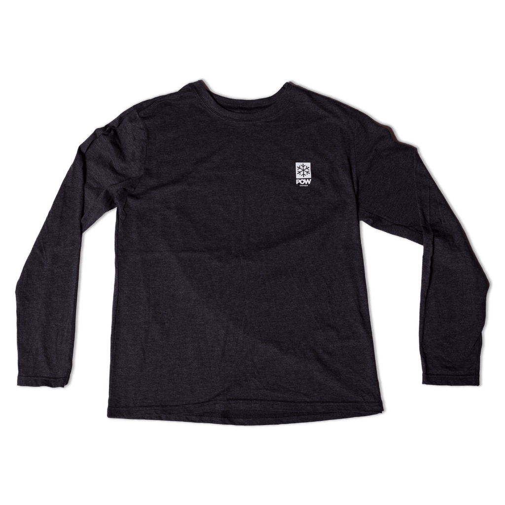 POW Canada Snowflake Long Sleeve Charcoal - Comor - Go Play Outside