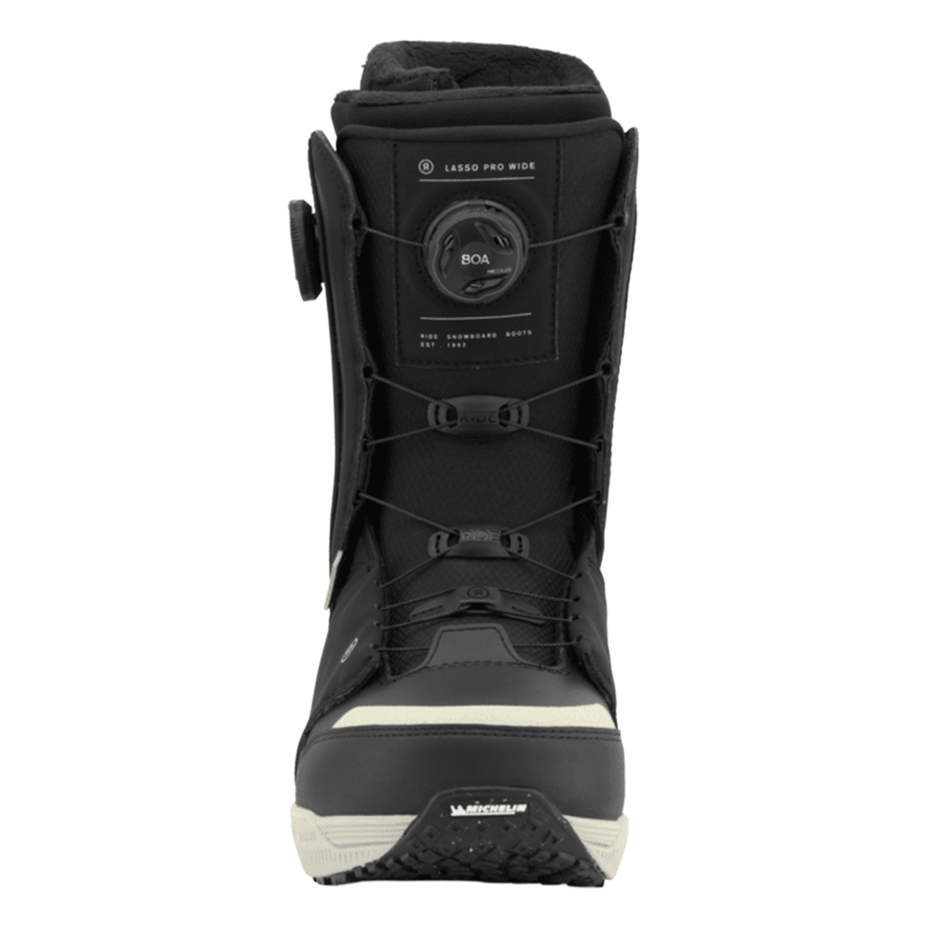Ride Men's Lasso Pro Wide Snowboard Boots 2026 Black - Comor - Go Play Outside