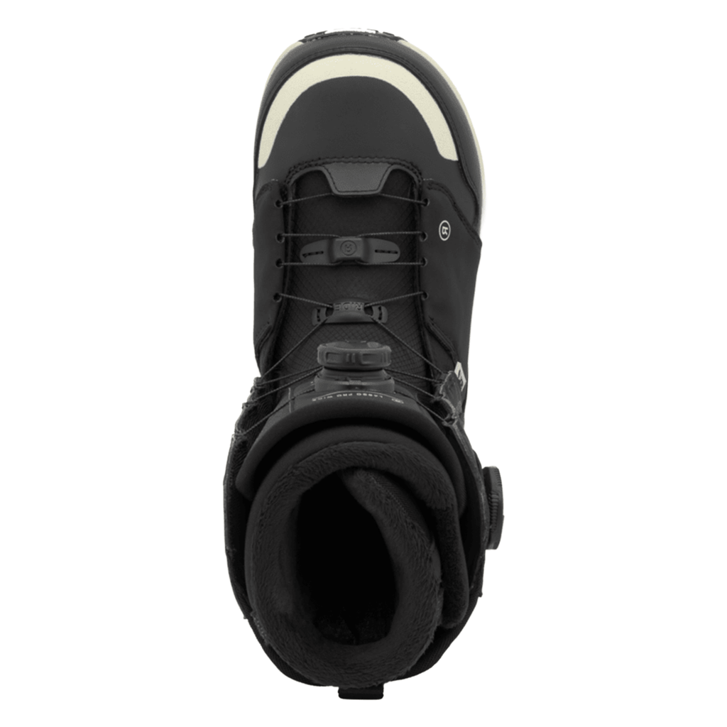 Ride Men's Lasso Pro Wide Snowboard Boots 2026 Black - Comor - Go Play Outside
