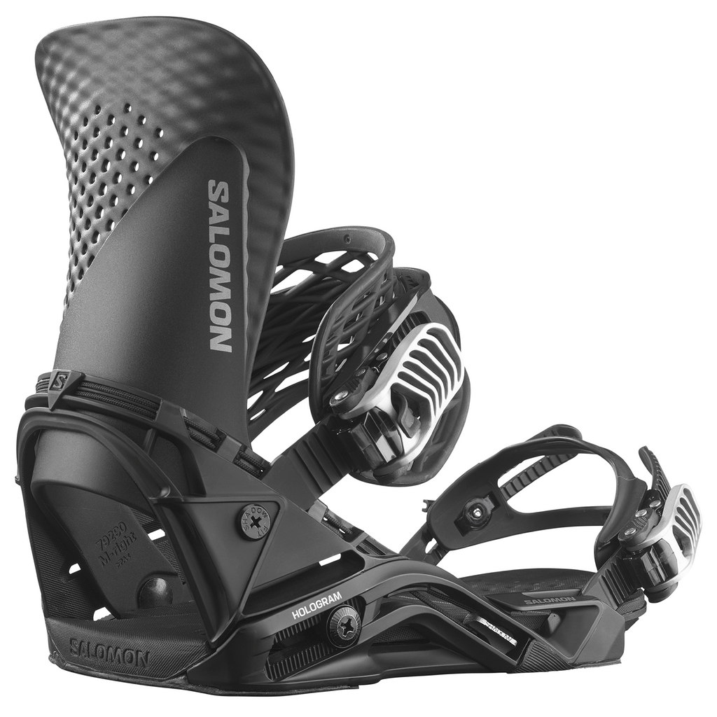 Salomon Hologram Snowboard Bindings 2026 Black - Comor - Go Play Outside