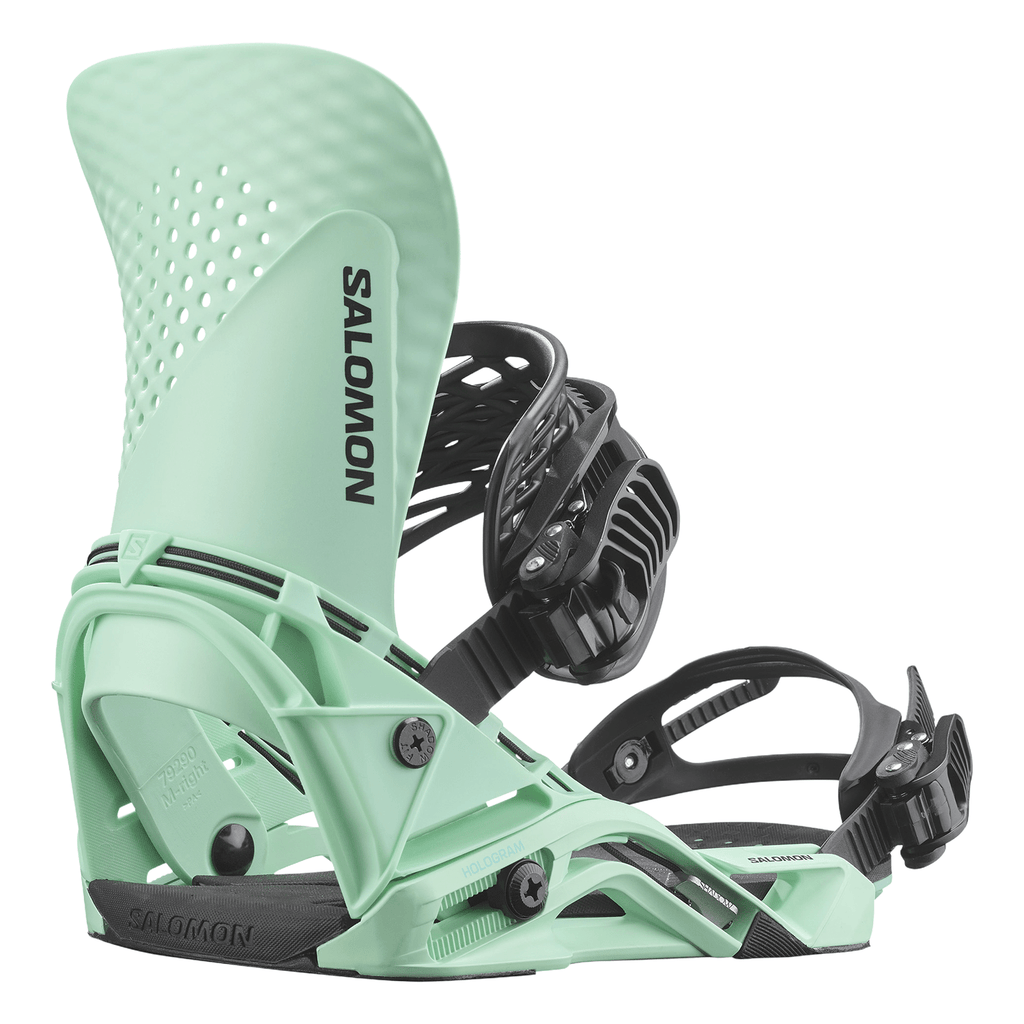 Salomon Hologram Snowboard Bindings 2026 Spearmint - Comor - Go Play Outside