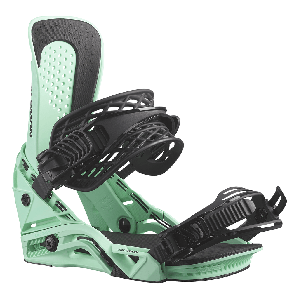 Salomon Hologram Snowboard Bindings 2026 Spearmint - Comor - Go Play Outside