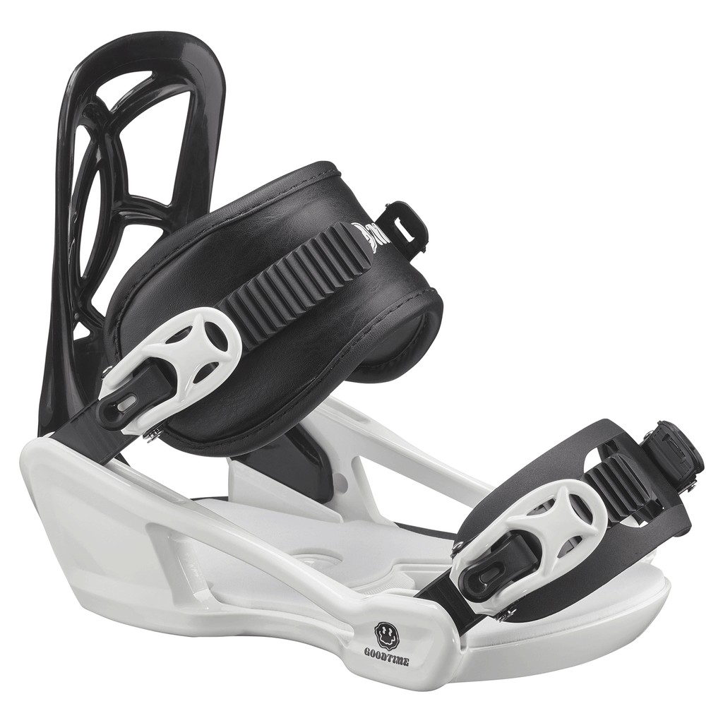 Salomon Kids Goodtime XS Snowboard Bindings 2026 Black/White - Comor - Go Play Outside