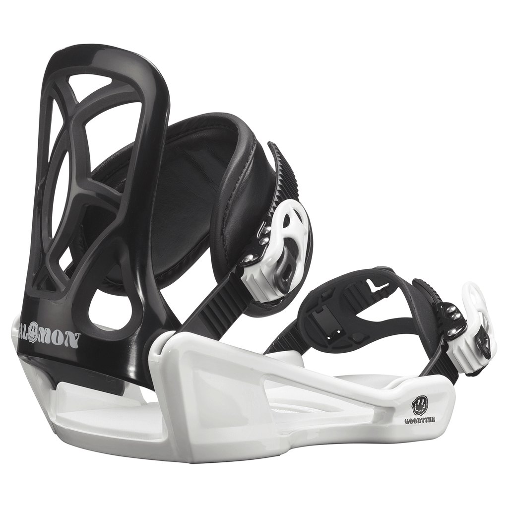 Salomon Kids Goodtime XS Snowboard Bindings 2026 Black/White - Comor - Go Play Outside