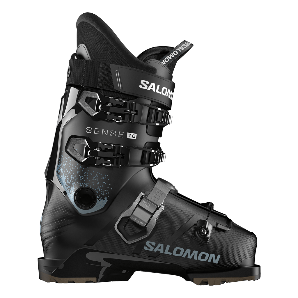 Salomon Kids Sense 70 GW Ski Boot 2026 Black/Black/Arona - Comor - Go Play Outside