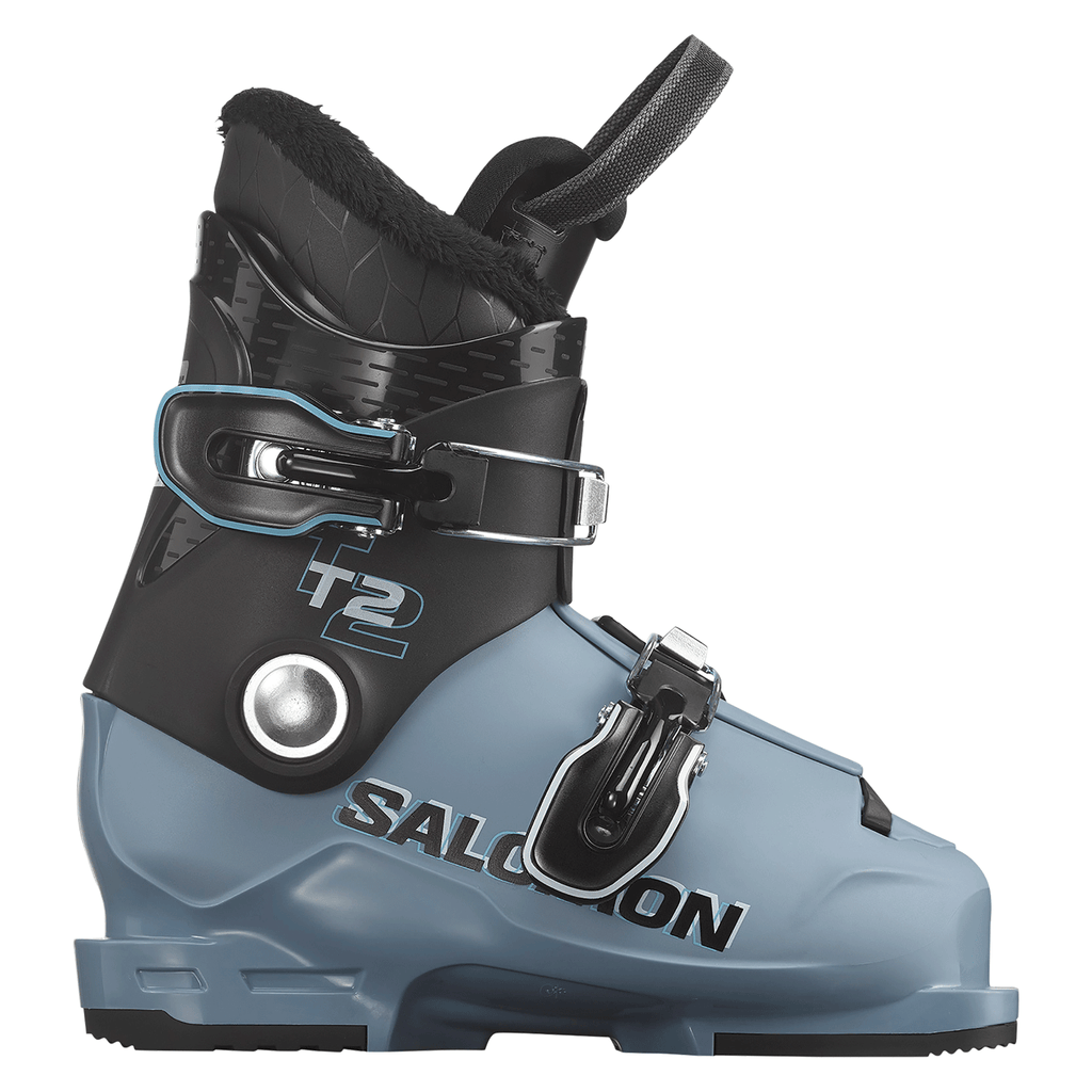 Salomon Kids T2 Rt Ski Boot 2026 Black/Copen Blue/White - Comor - Go Play Outside