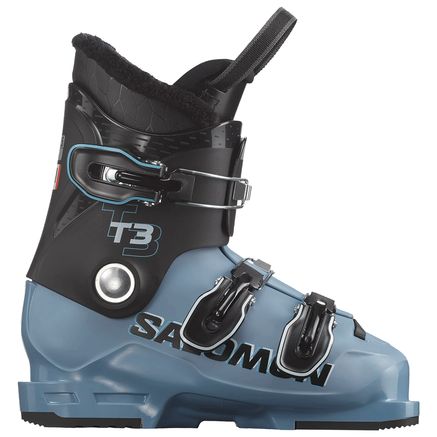Salomon Kids T3 RT Ski Boot 2027 Black/Copen Blue/White – Comor