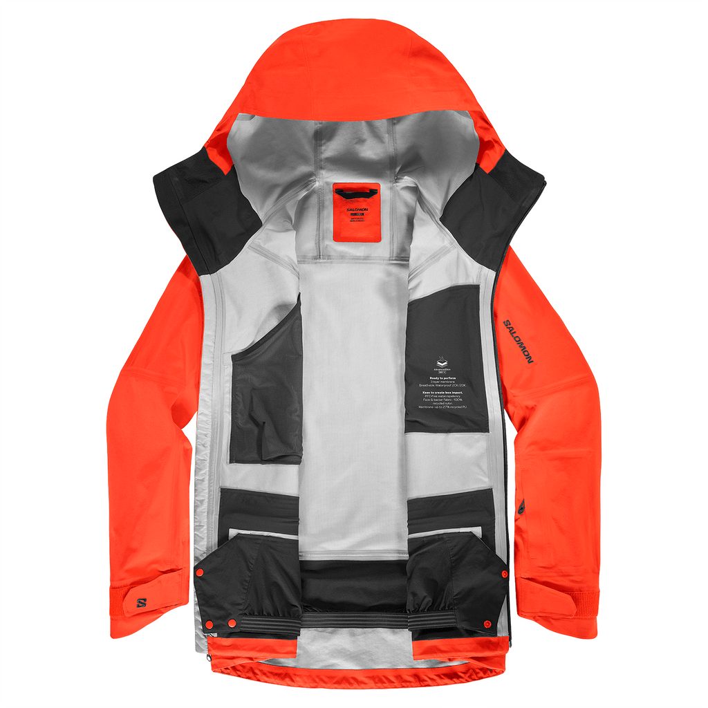 Salomon Men's Absolute 3L Jacket 2025 Cherry Tomato - Comor - Go Play Outside