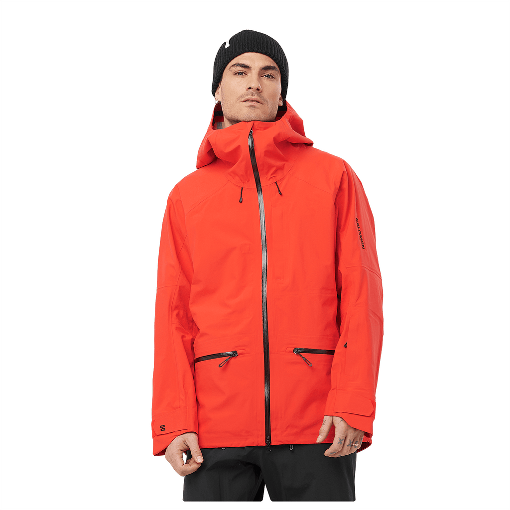 Salomon Men's Absolute 3L Jacket 2025 Cherry Tomato - Comor - Go Play Outside