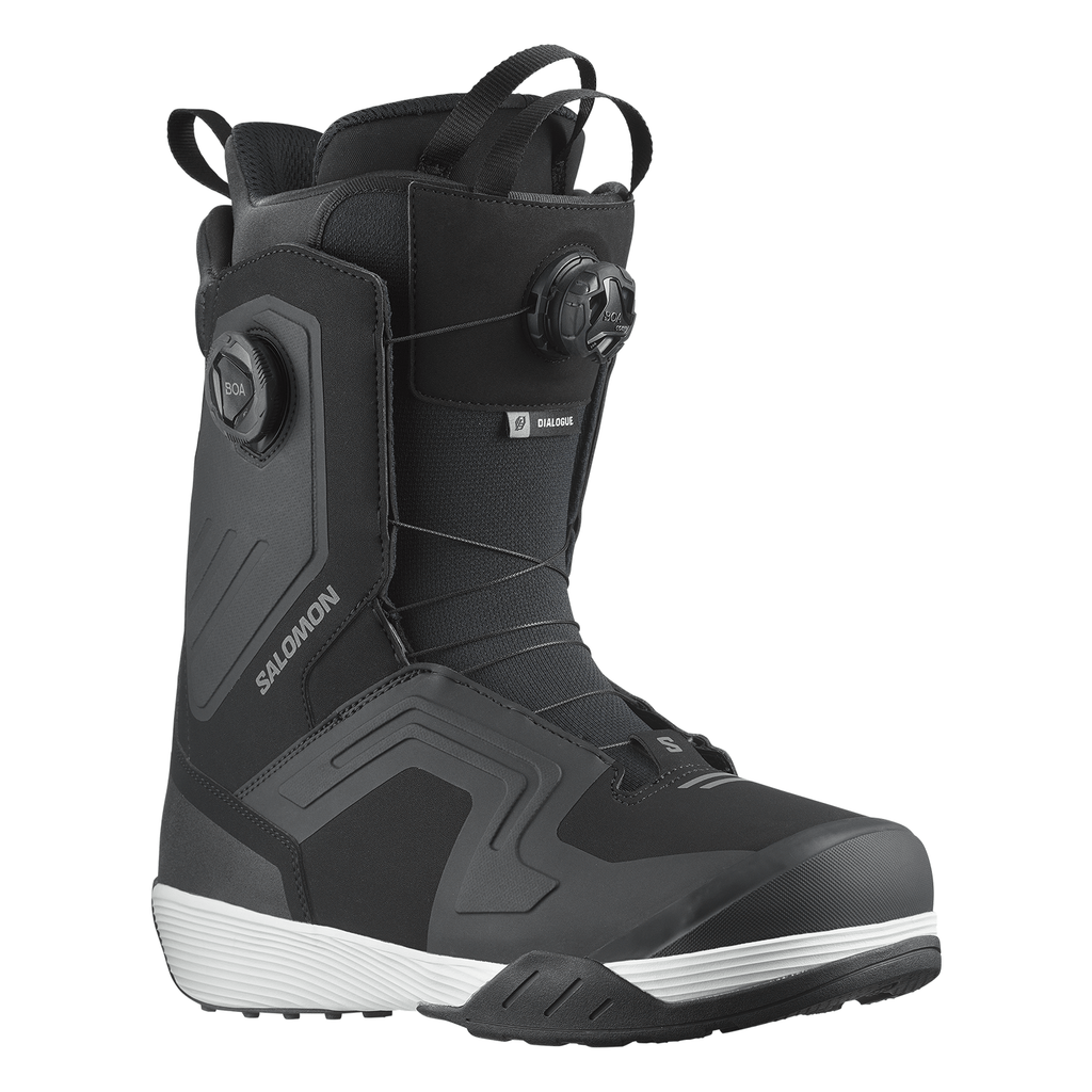 Salomon Men's Dialogue Dual BOA Wide Snowboard Boots 2026 Black - Comor - Go Play Outside