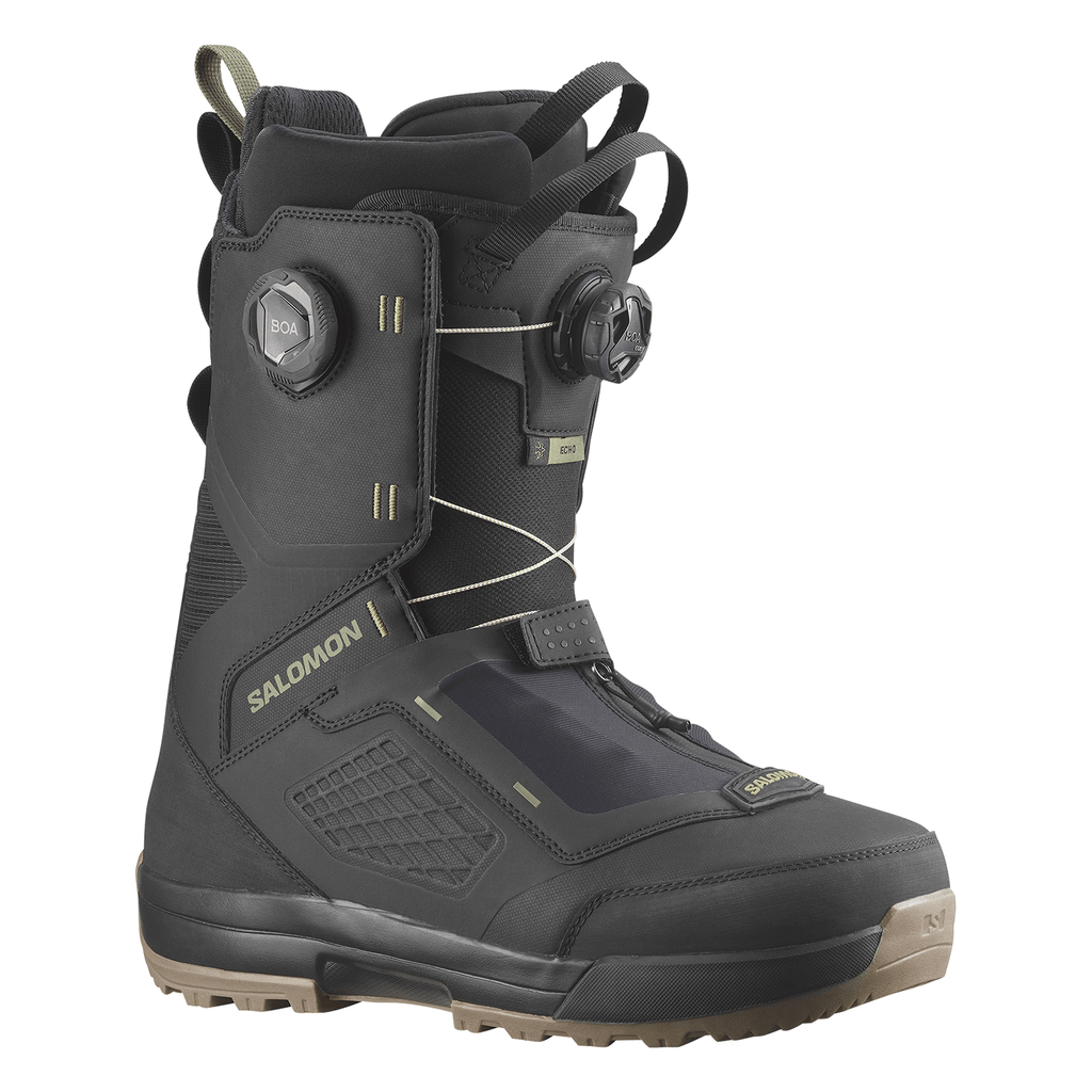 Salomon Men's Echo Dual BOA Snowboard Boots 2026 Black - Comor - Go Play Outside