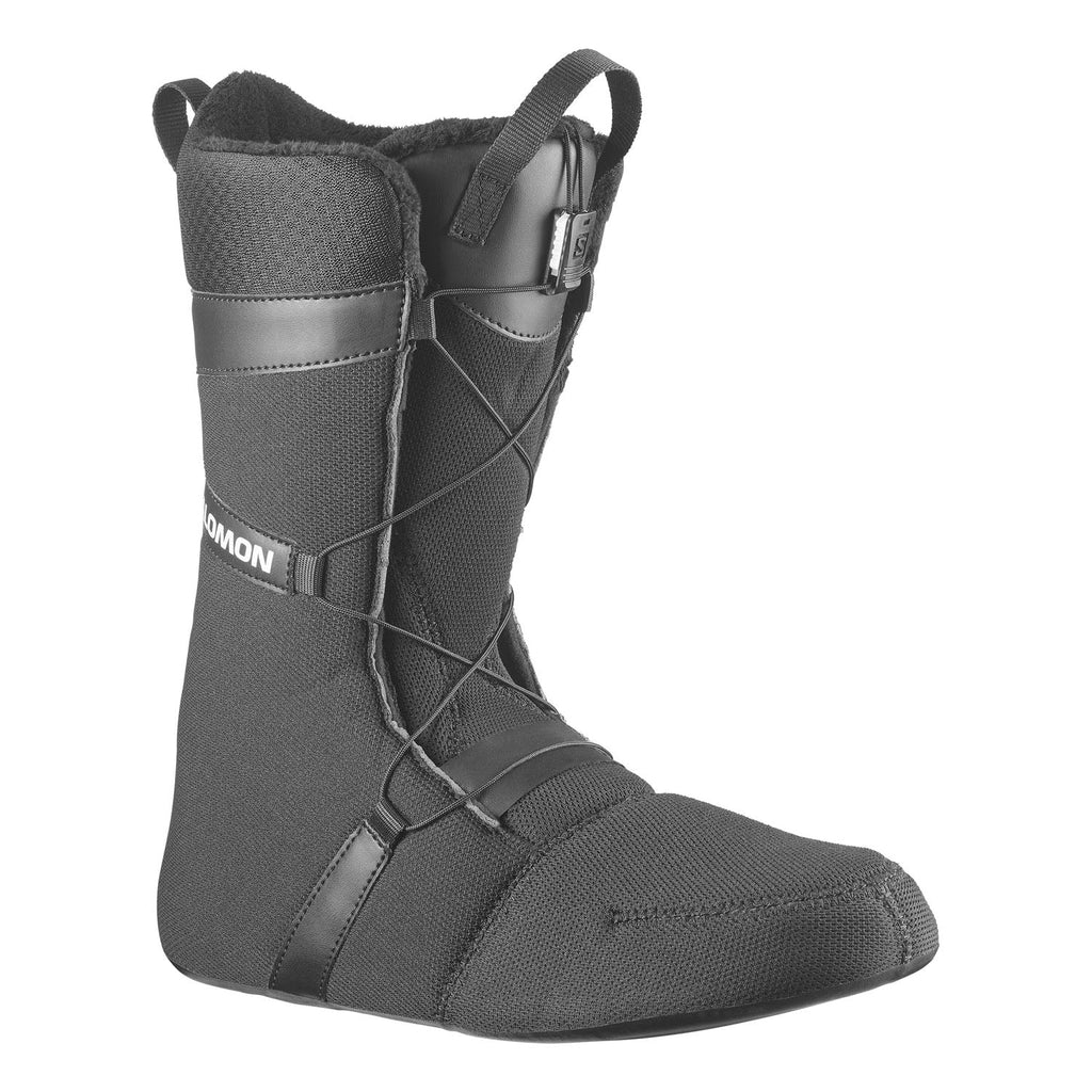 Salomon Men's Launch BOA SJ BOA Snowboard Boots 2026 Black/White/Black - Comor - Go Play Outside