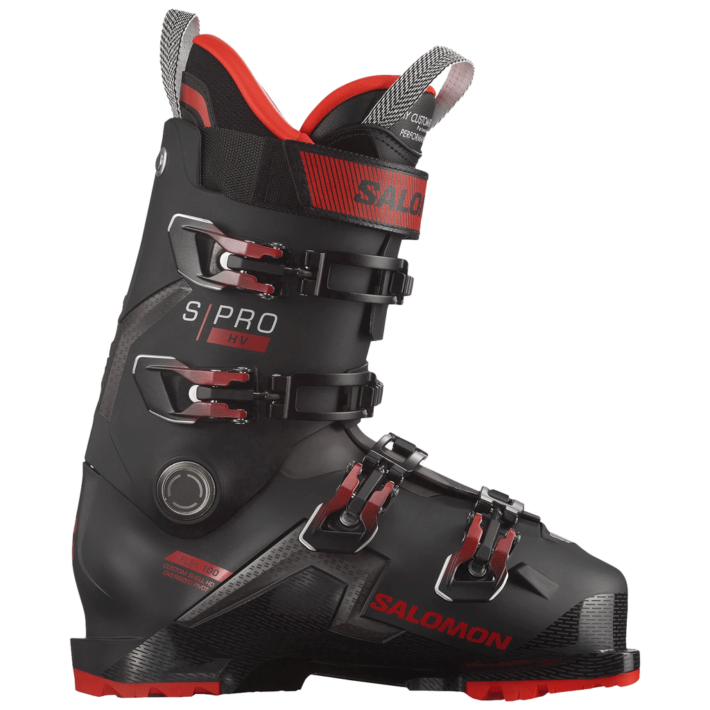Salomon Men's S/Pro HV 100 GW Ski Boot 2025 Black/Red/Beluga - Comor - Go Play Outside