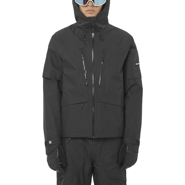 Salomon Men's Venom Full Zip Jacket 2026 Deep Black – Comor - Go