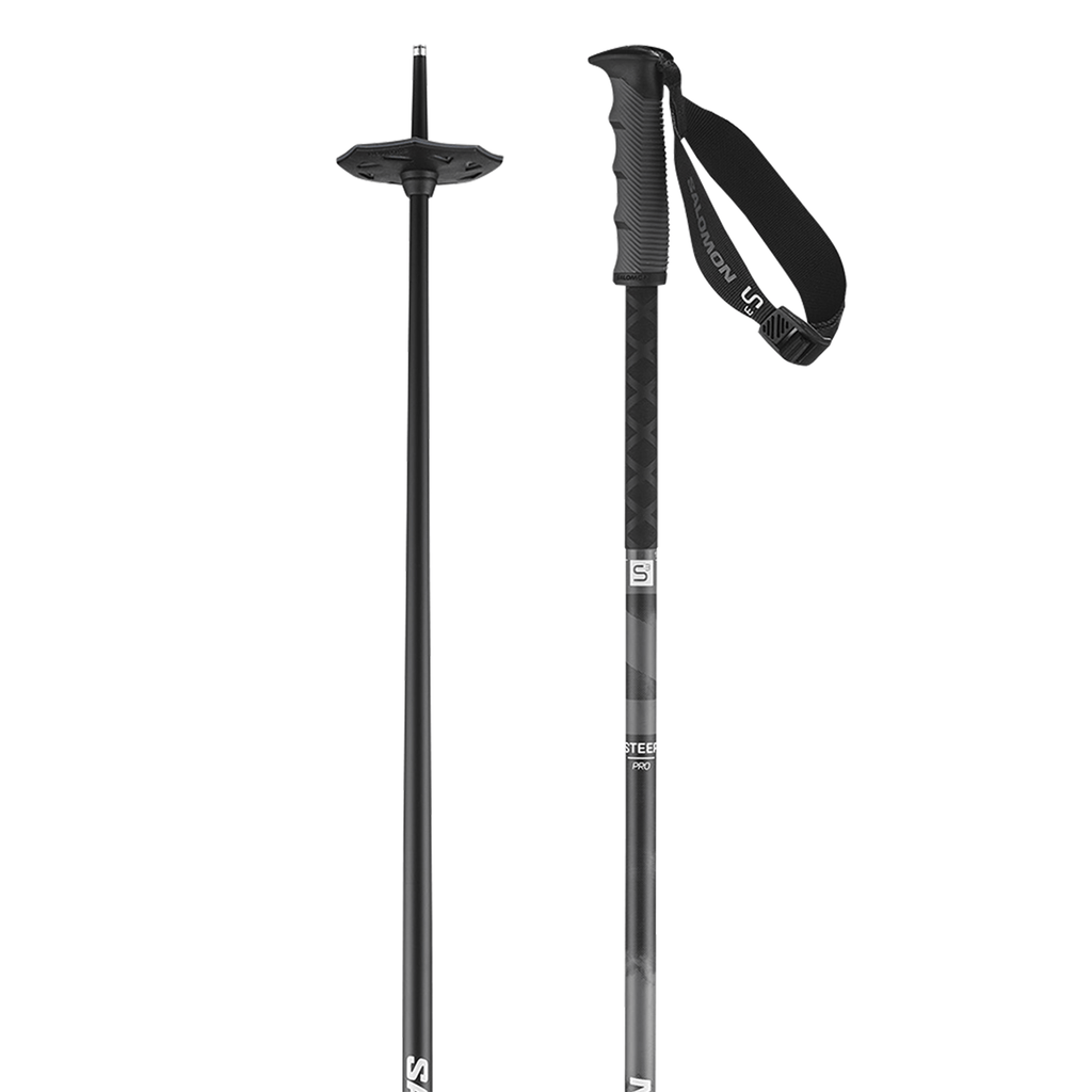 Salomon Steep Pro S3 Ski Pole Black/Ebony - Comor - Go Play Outside