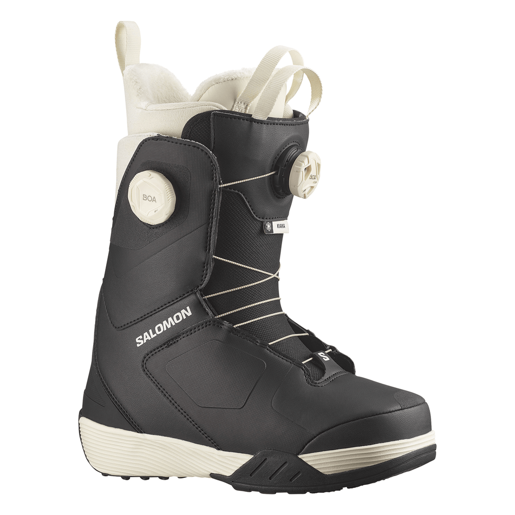 Salomon Women's Kiana Dual BOA Snowboard Boots 2026 Black - Comor - Go Play Outside