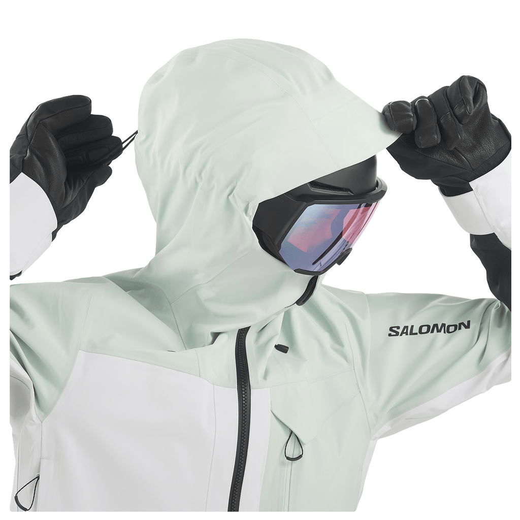 Salomon Women's Moon Patrol Evo Gore - tex Jacket 2025 Misty Blue/White - Comor - Go Play Outside