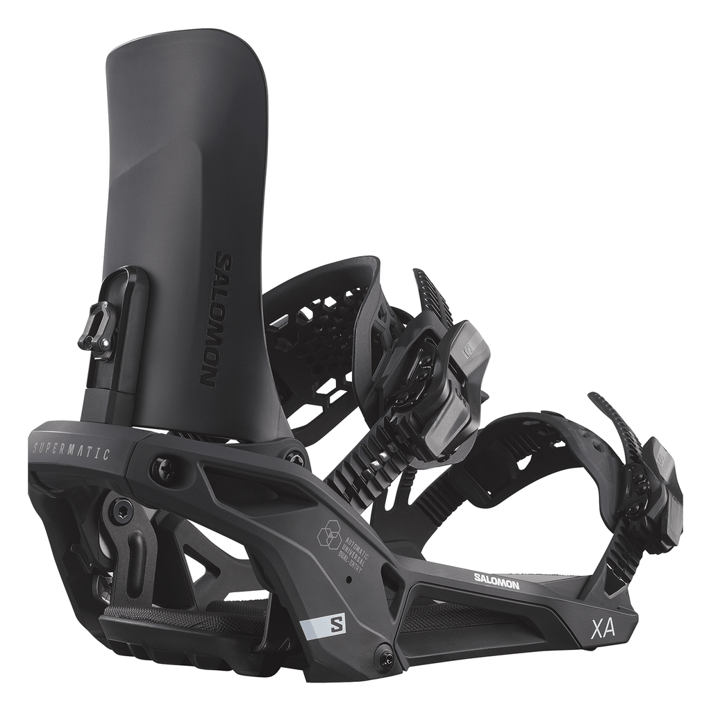 Salomon XA Supermatic Snowboard Bindings 2026 Black - Comor - Go Play Outside