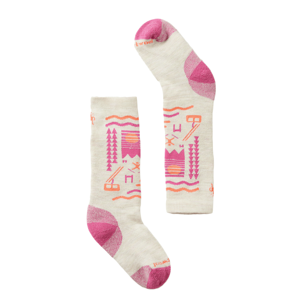 Smartwool Kids' Wintersport Full Cushion Ski Day Sock Moonbeam - Comor - Go Play Outside