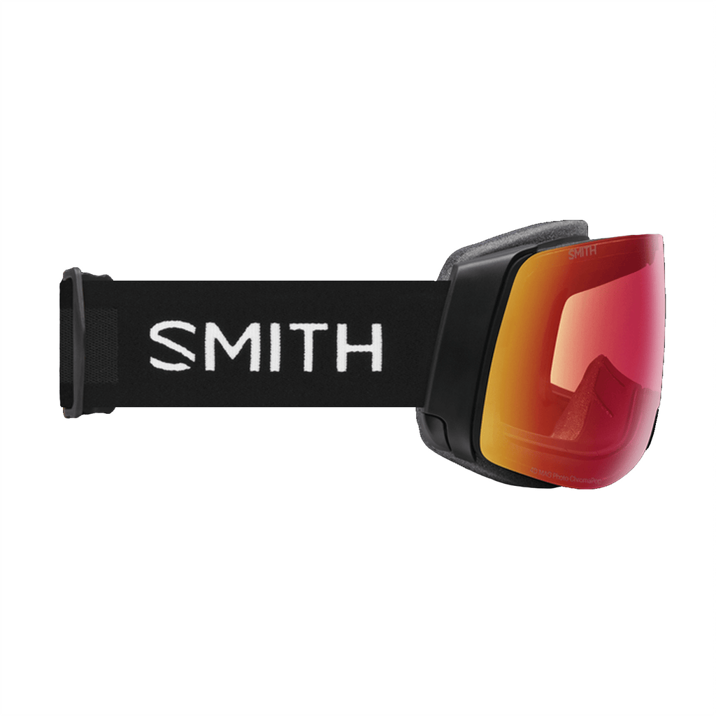 Smith 4D MAG Low Bridge Fit Goggles Black/ChromaPop Photochromic Red Mirror + Chromapop Storm Rose Flash - Comor