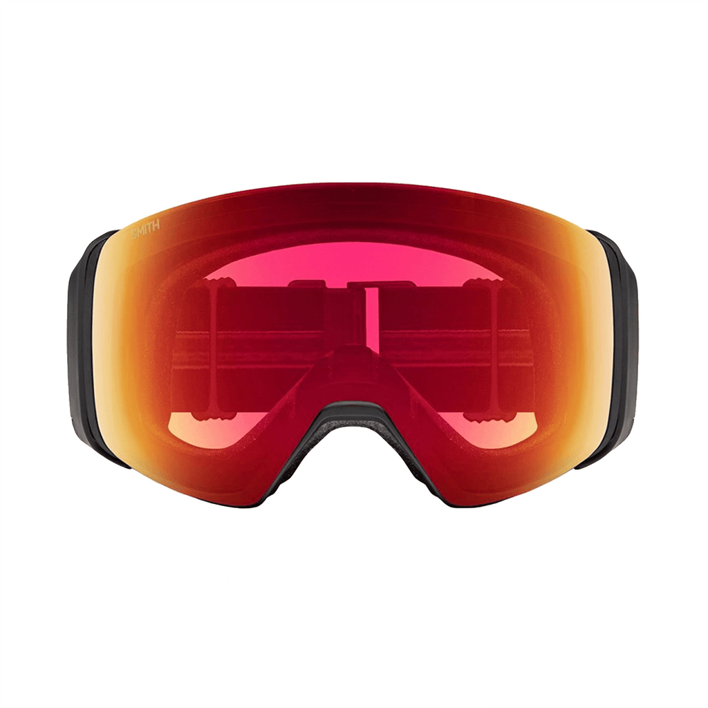 Smith 4D Mag XL Low Bridge Fit Goggles Black/ChromaPop Photochromic Red Mirror + Chromapop Storm Blue Sensor Mirror - Comor