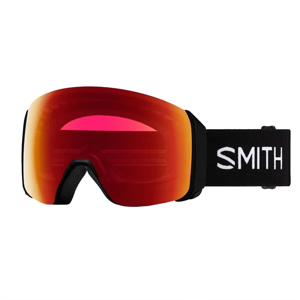 Smith 4D Mag XL Low Bridge Fit Goggles Black/ChromaPop Photochromic Red Mirror + Chromapop Storm Blue Sensor Mirror - Comor