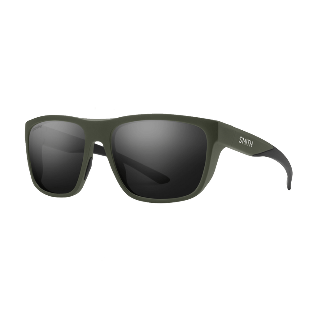 Smith Barra Sunglasses Matte Moss/ChromaPop Polarized Black - Comor - Go Play Outside