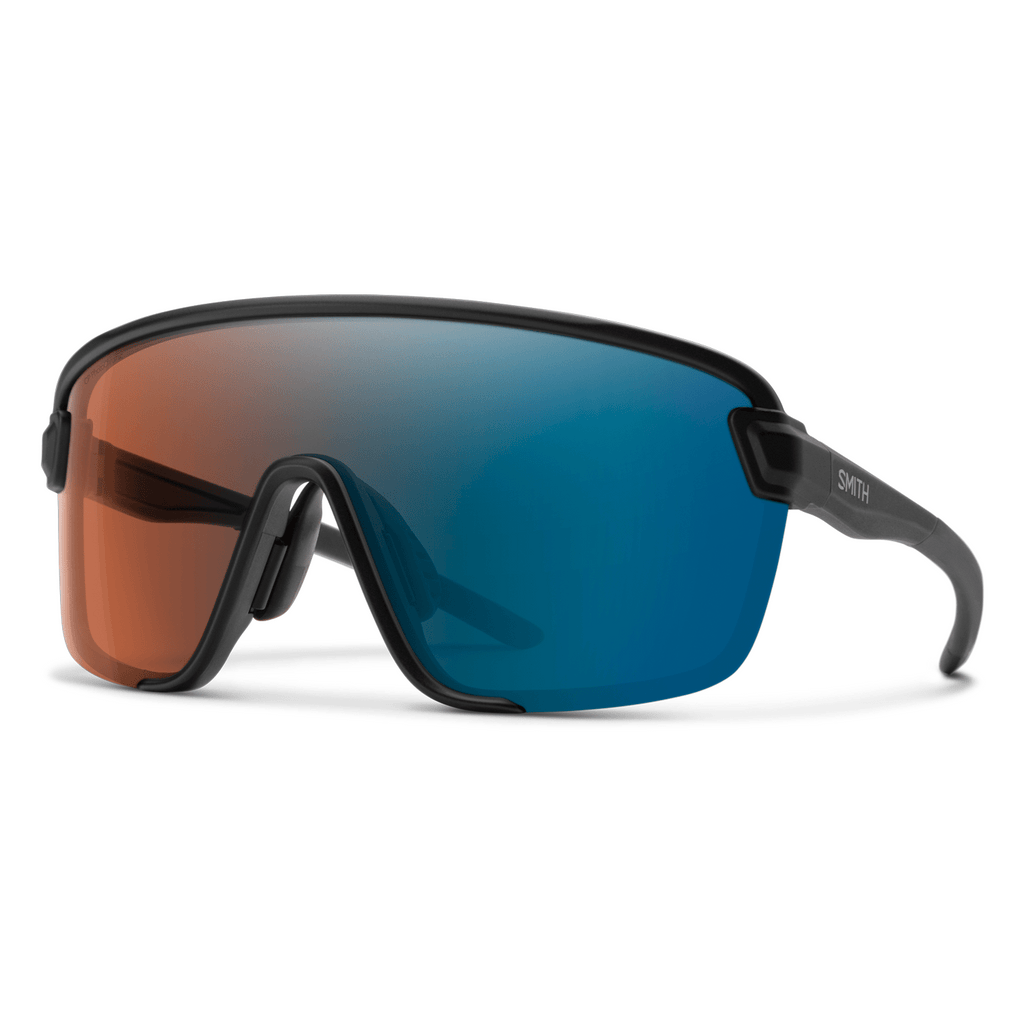 Smith Bobcat Sunglasses Matte Black/ChromaPop Glacier Photochromic Copper Blue Mirror + Clear - Comor - Go Play Outside