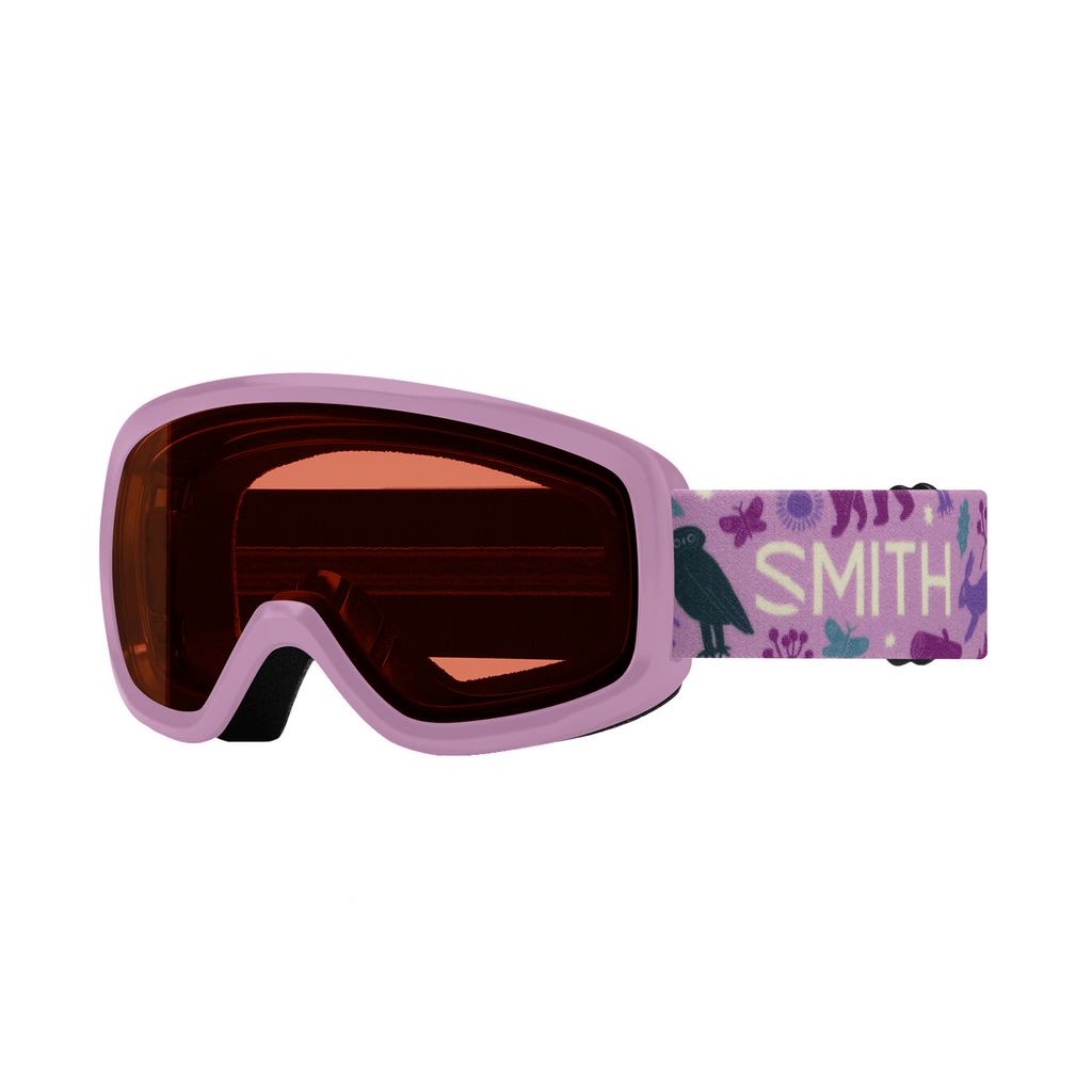 Smith Kids Snowday Goggles Proper Pink Forest Friends/RC36 - Comor - Go Play Outside