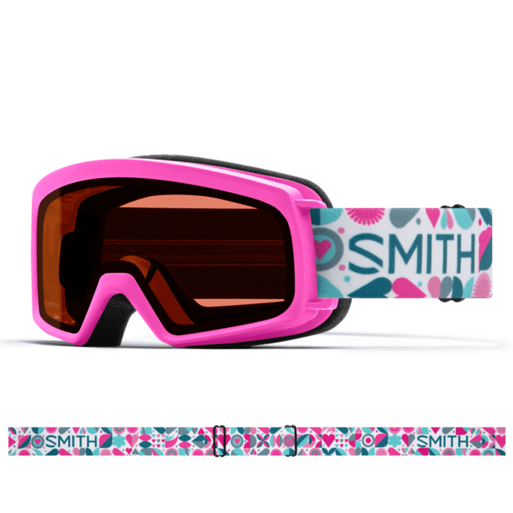 Smith Rascal Goggles Vivid Pink Hearts/RC36 - Comor - Go Play Outside