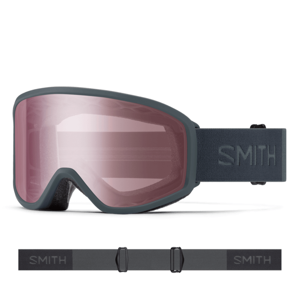 Smith Reason OTG Low Bridge Fit Goggles Slate/Ignitor Mirror - Comor - Go Play Outside