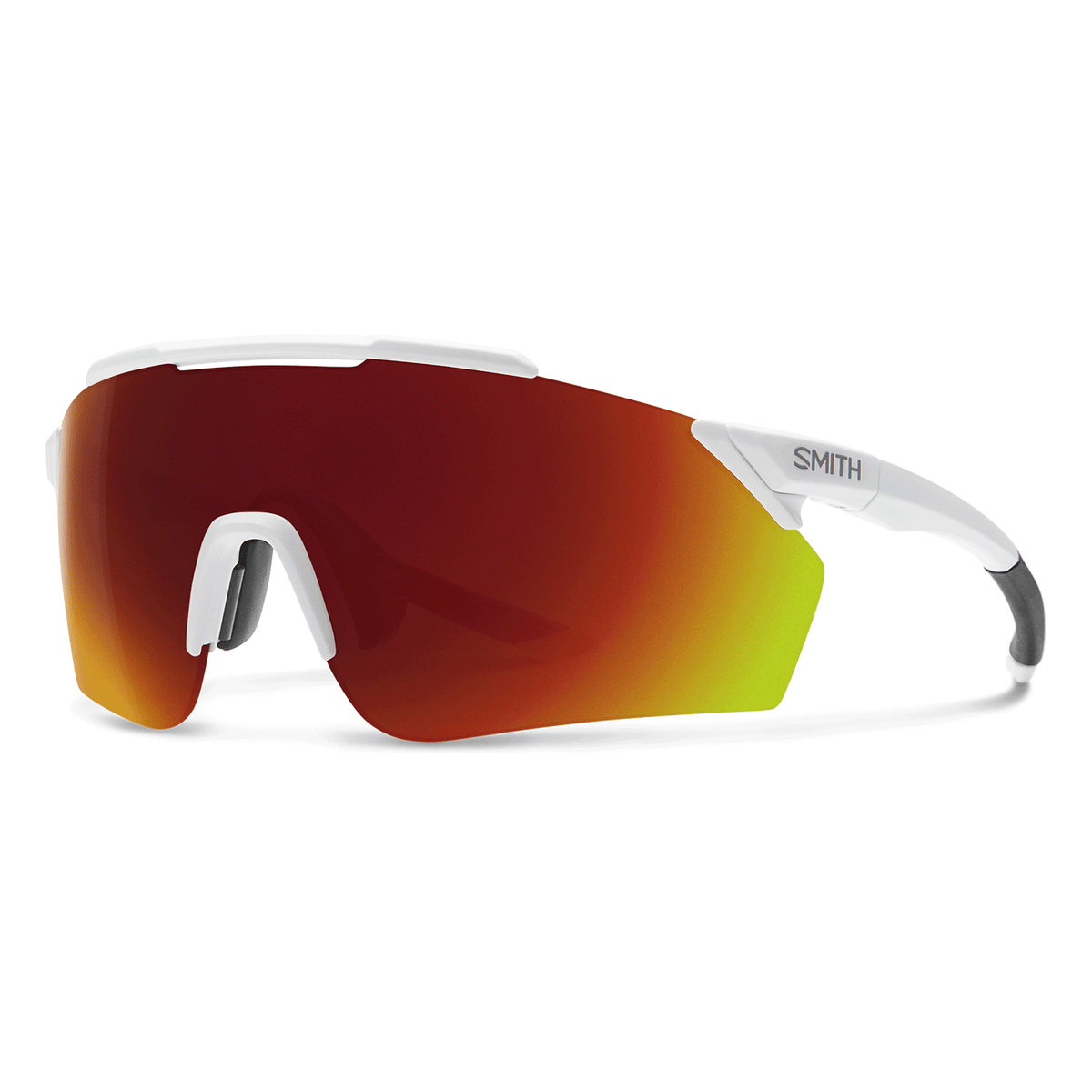 Smith Ruckus Sunglasses Matte White/ChromaPop Red Mirror – Comor - Go ...