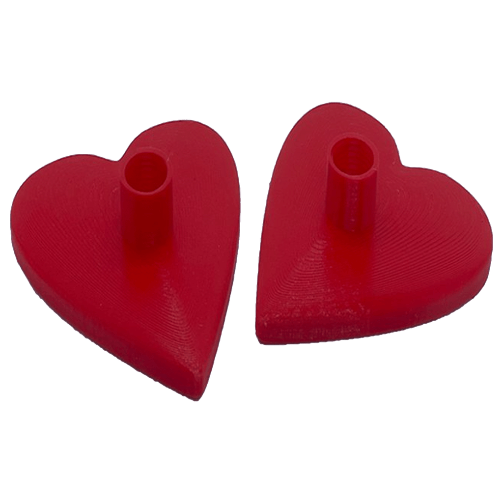 Snow Stompers Heart Ski Pole Basket Red - Comor - Go Play Outside