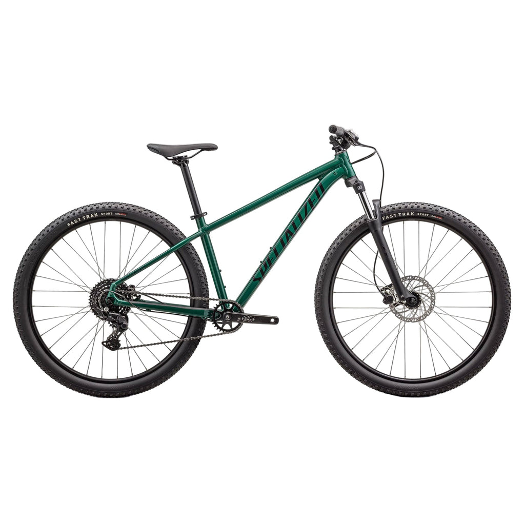 Specialized Rockhopper Sport 29 Rental Bike 2025 Pine Green/Obsidian - Comor - Go Play Outside