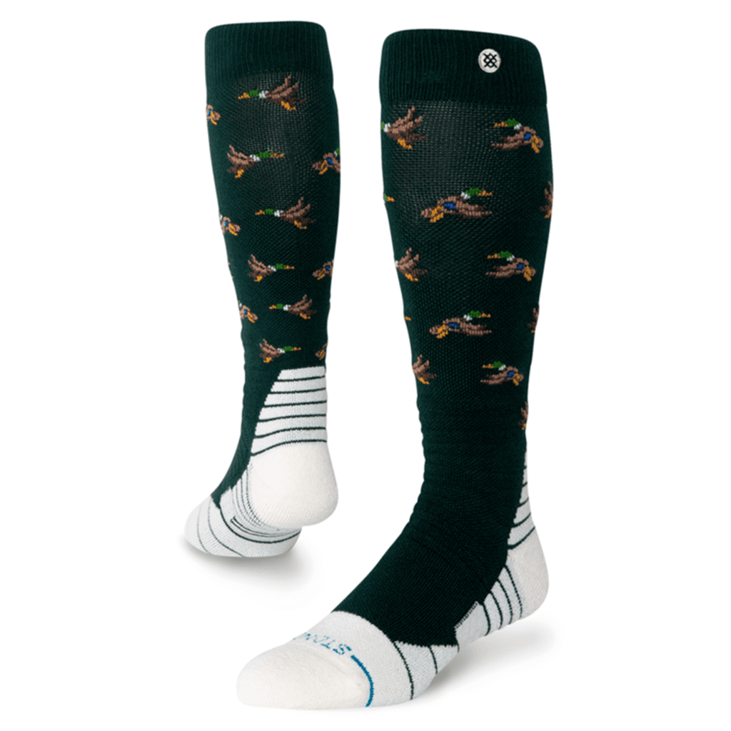 Stance Huntin Mid Poly Sock Pine - Comor - Go Play Outside