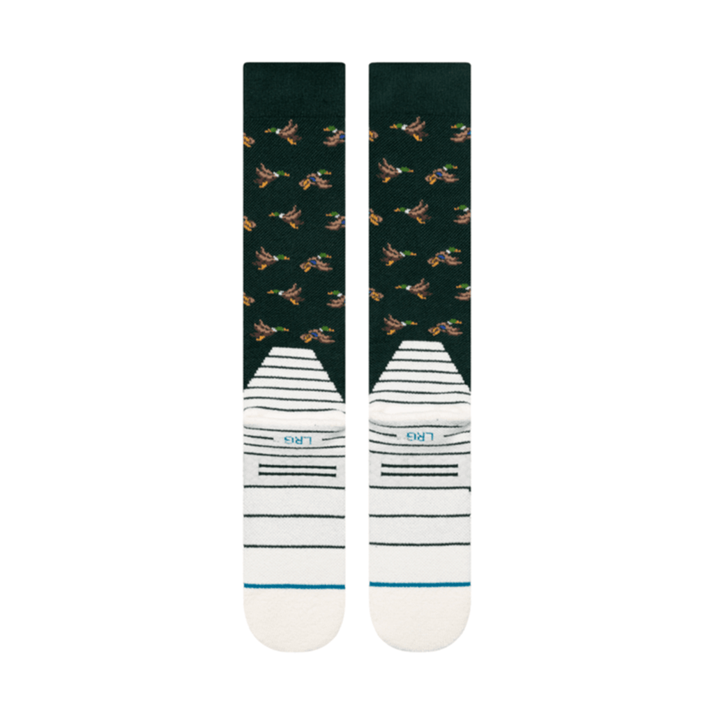 Stance Huntin Mid Poly Sock Pine - Comor - Go Play Outside