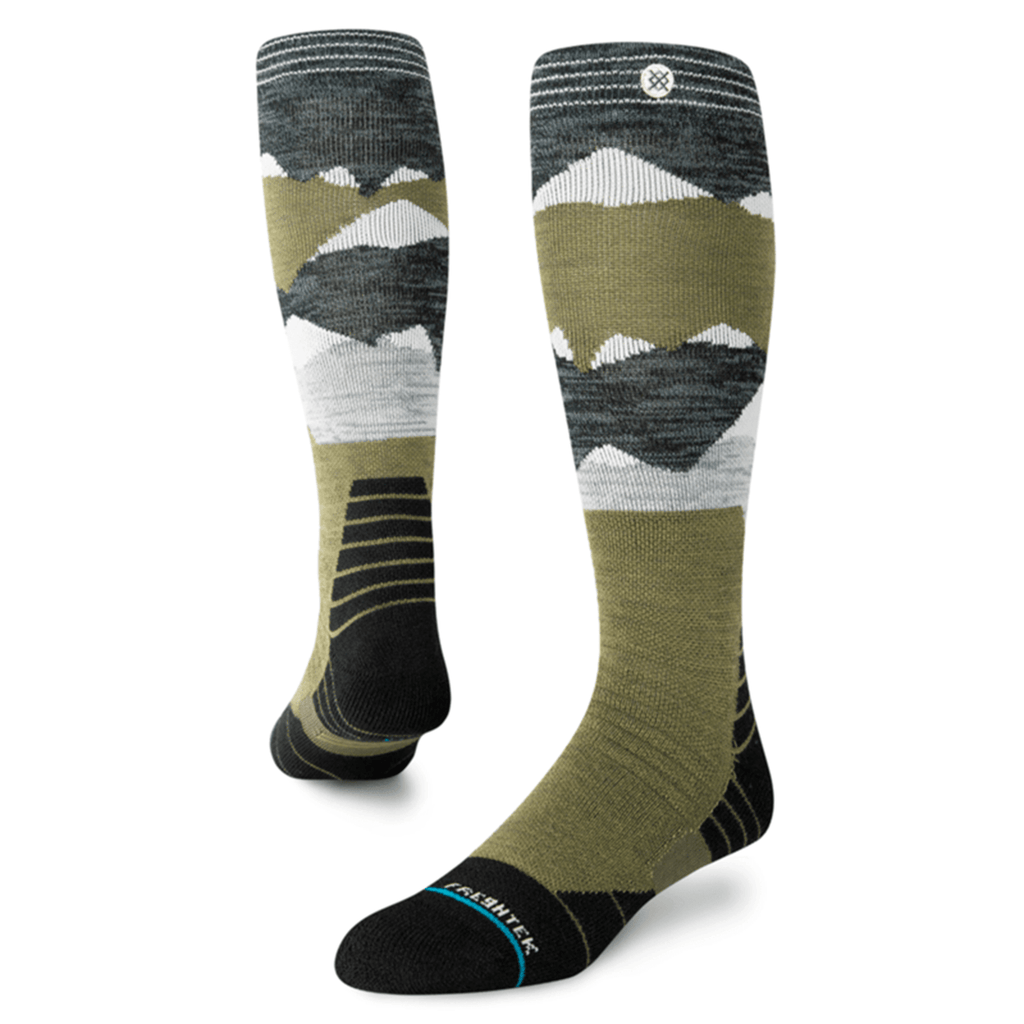Stance Lonely Peaks Sock Teal - Comor - Go Play Outside