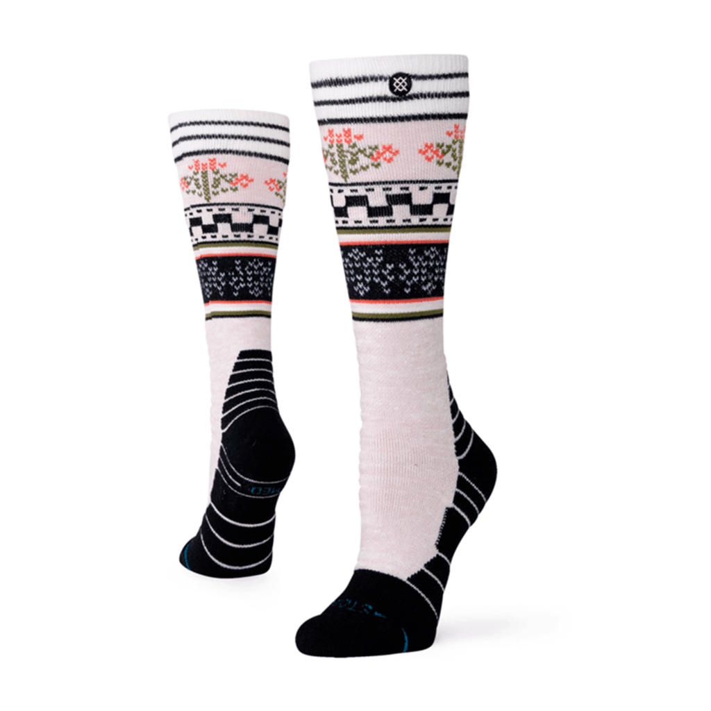 Stance Women's Winter Bloom Mid Crew Sock Lilac - Comor - Go Play Outside