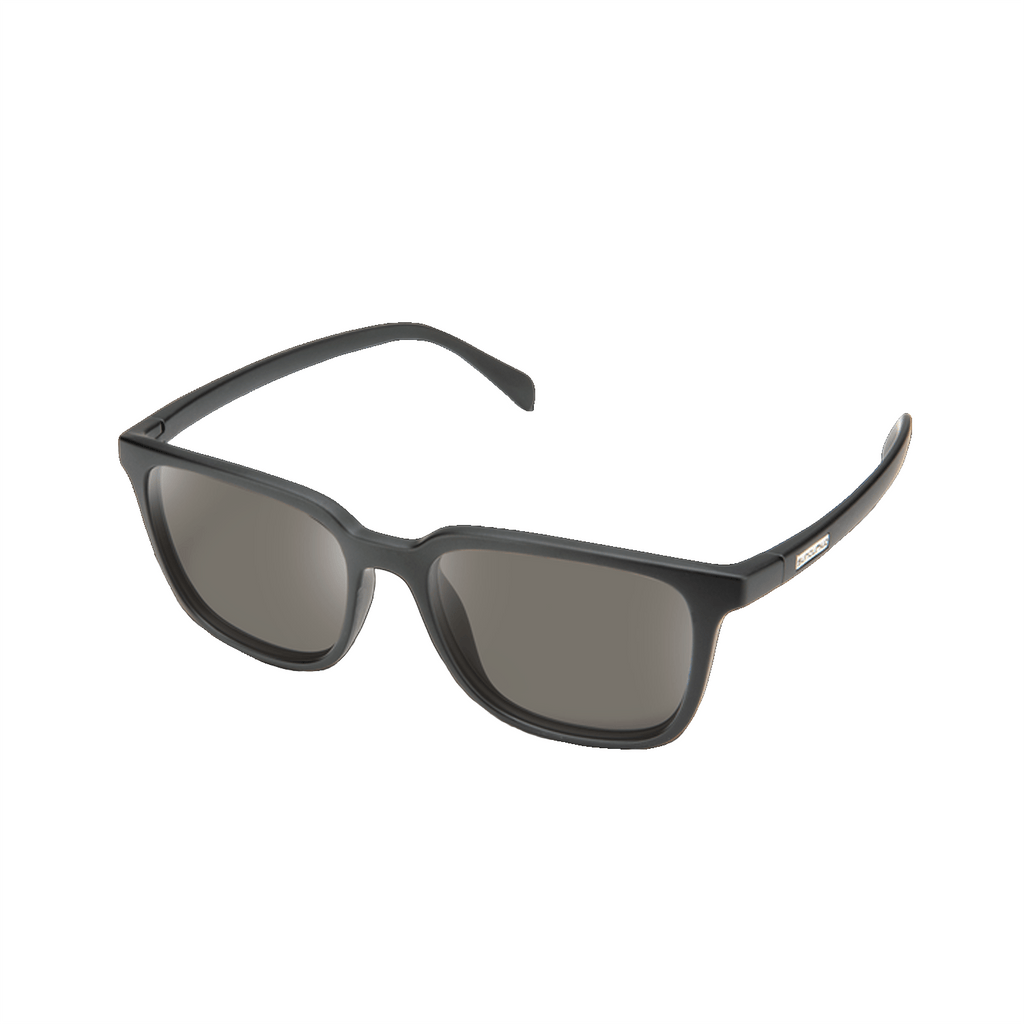 Suncloud Boundary Sunglasses Matte Black/Polar Gray - Comor - Go Play Outside