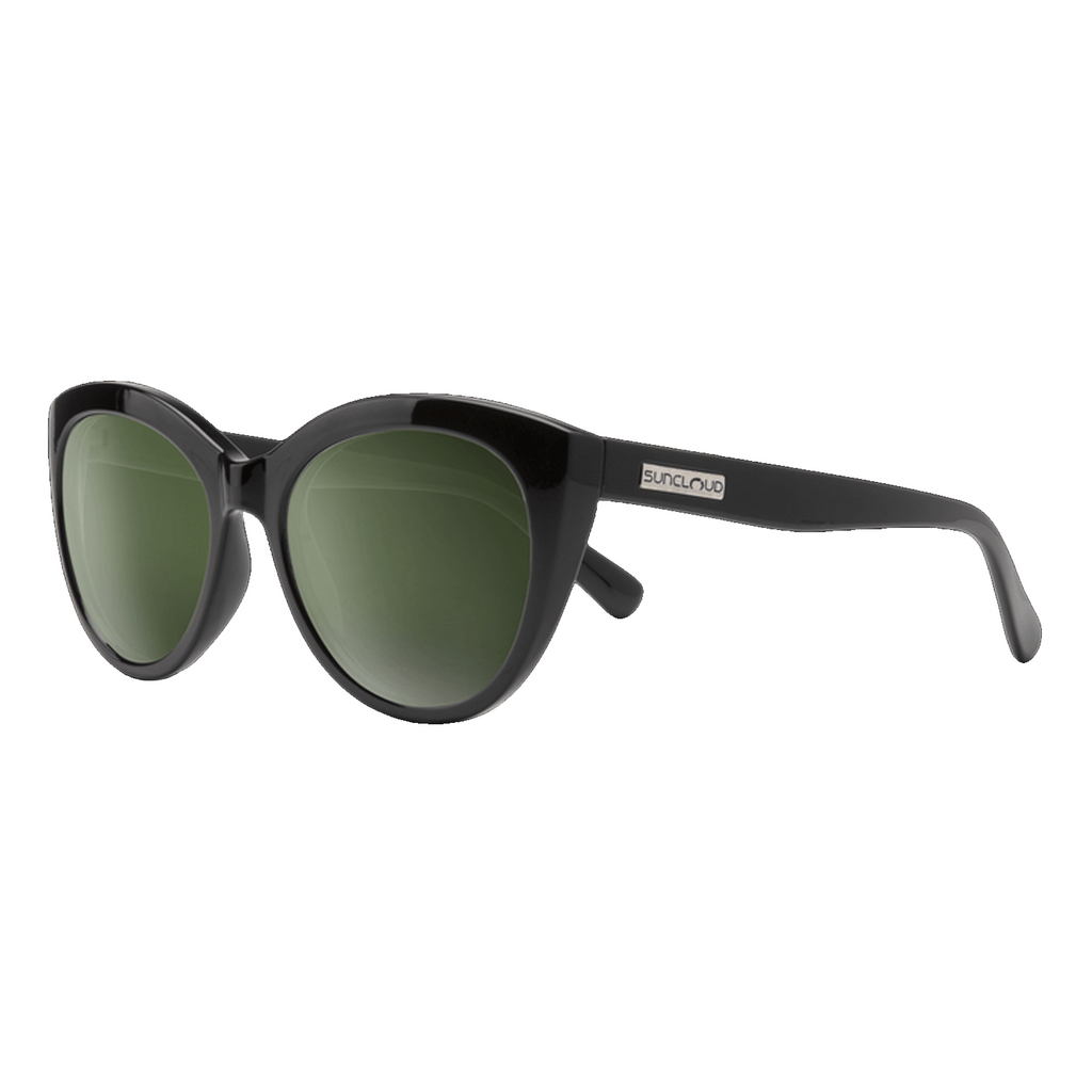 Suncloud Cityscape Sunglasses Black/Polarized Gray Green - Comor - Go Play Outside
