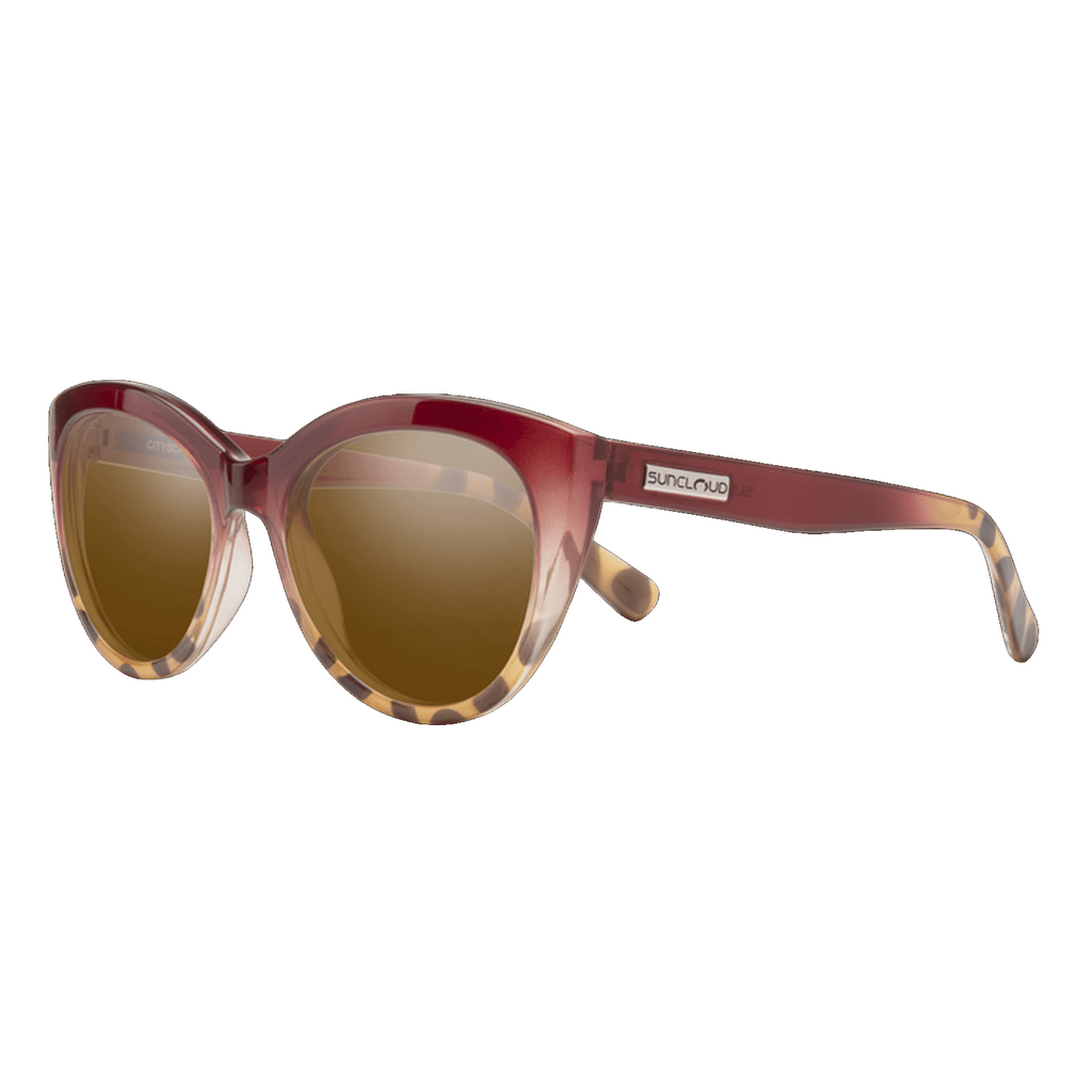 Suncloud Cityscape Sunglasses Raspberry Tortoise Fade/Polar Brown - Comor - Go Play Outside