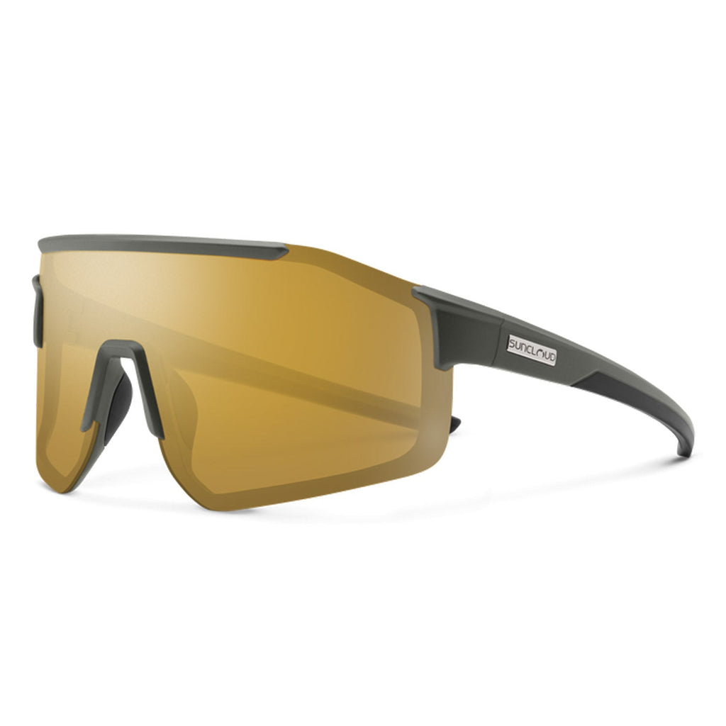 Suncloud Domain Sunglasses Matte Olive/Polarized Sienna Mirror - Comor - Go Play Outside