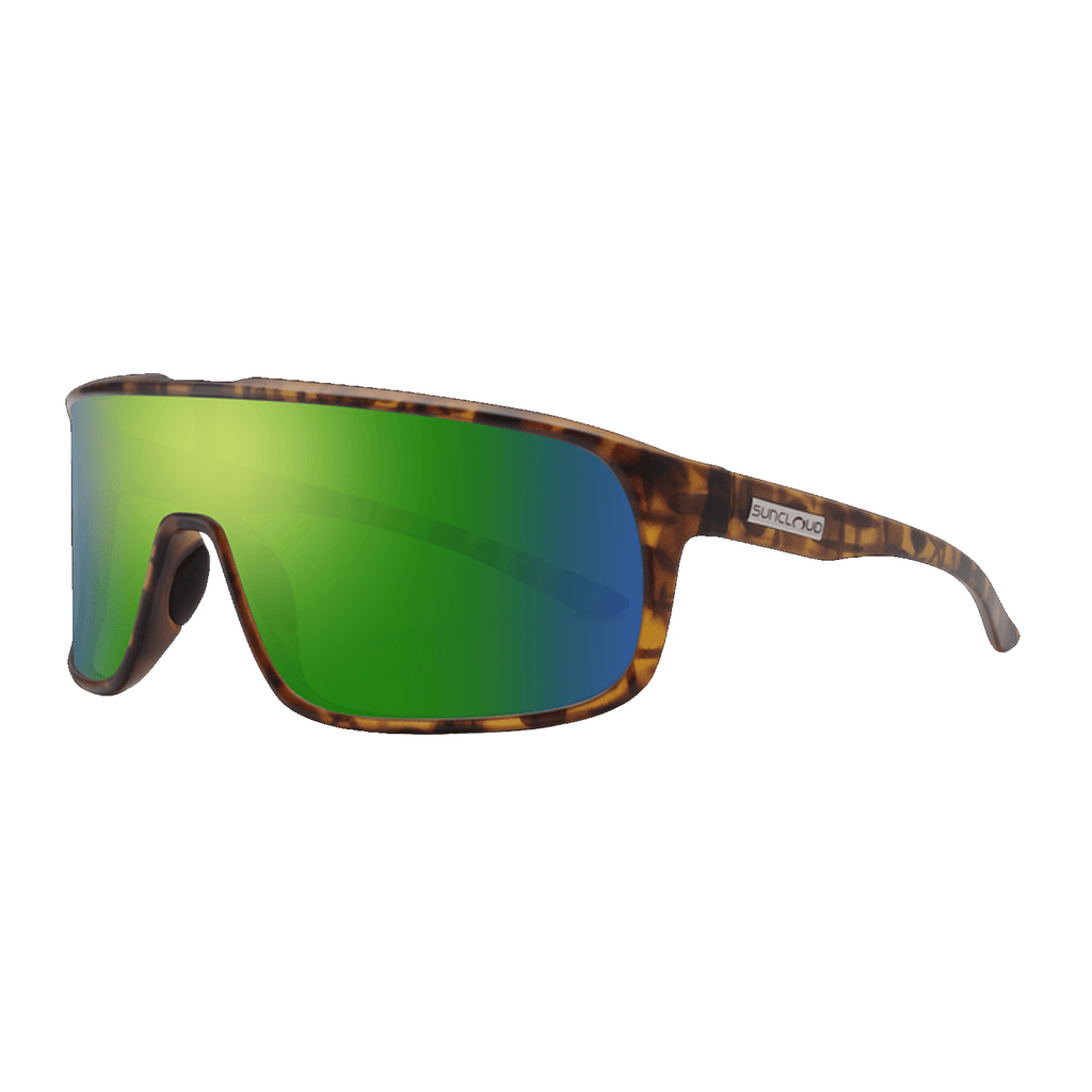 Suncloud Double Up Sunglasses Matte Tortoise/Polar Green Mirror - Comor - Go Play Outside