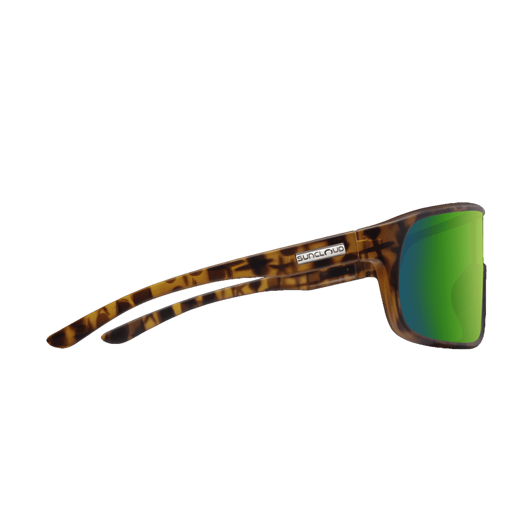 Suncloud Double Up Sunglasses Matte Tortoise/Polar Green Mirror - Comor - Go Play Outside