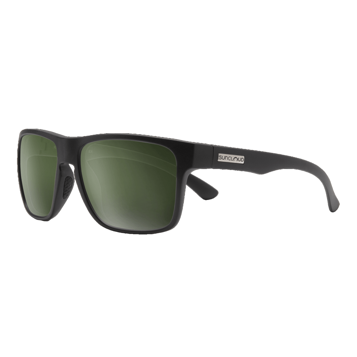 Suncloud Rambler Sunglasses Matte Black/Polar Gray Green – Comor - Go ...