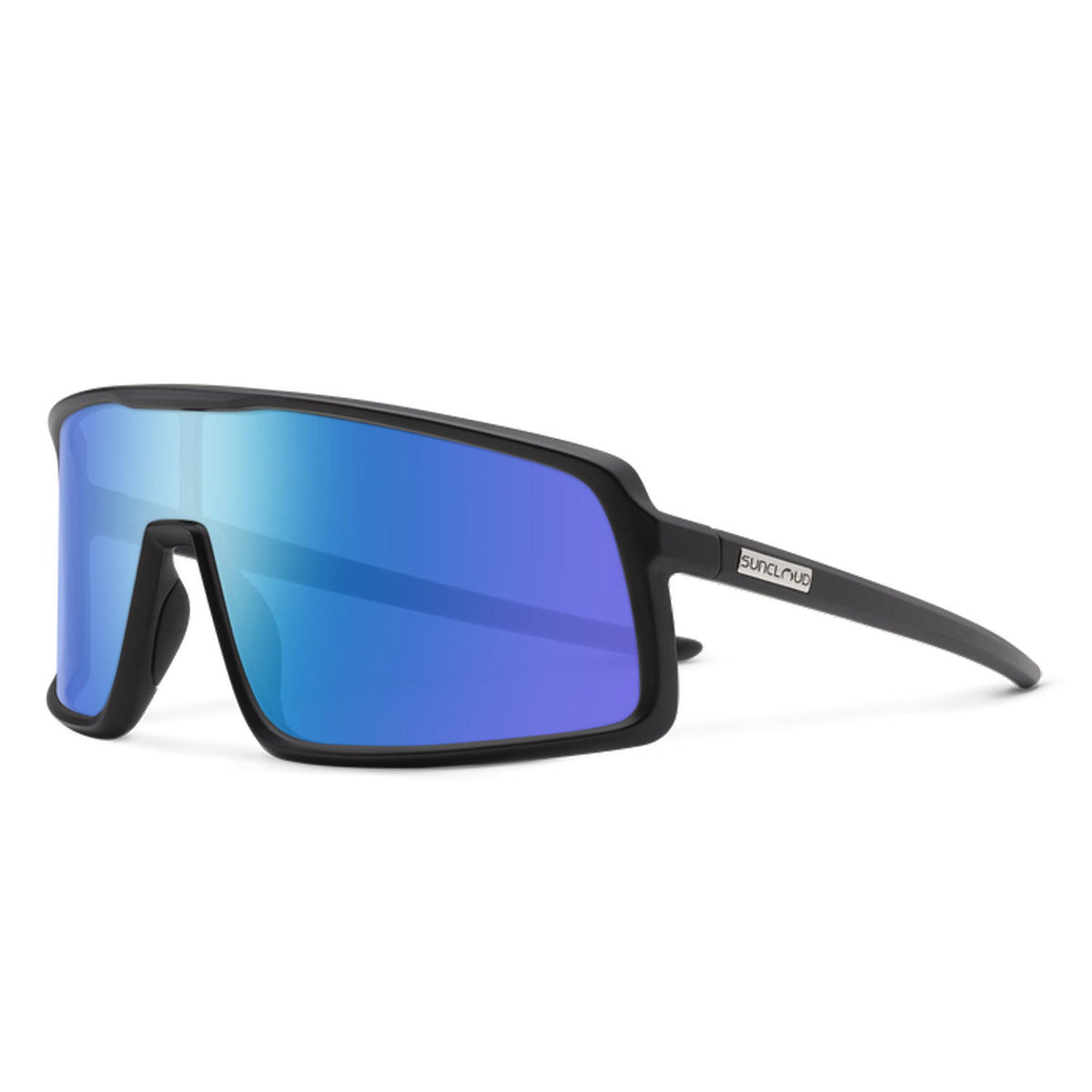 Suncloud Upshot Sunglasses Matte Black/Polarized Blue Mirror – Comor ...